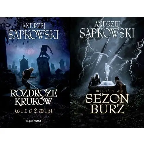 2W1 Wiedźmin Rozdroże Kruków Sezon Burz Sapkowski Andrzej