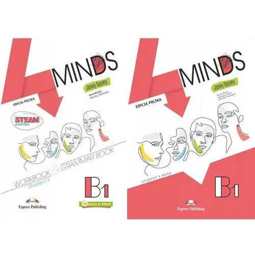 4 Minds B1 Podręcznik Ćwiczenia Zeszyt Komplet Express Publishing Egis