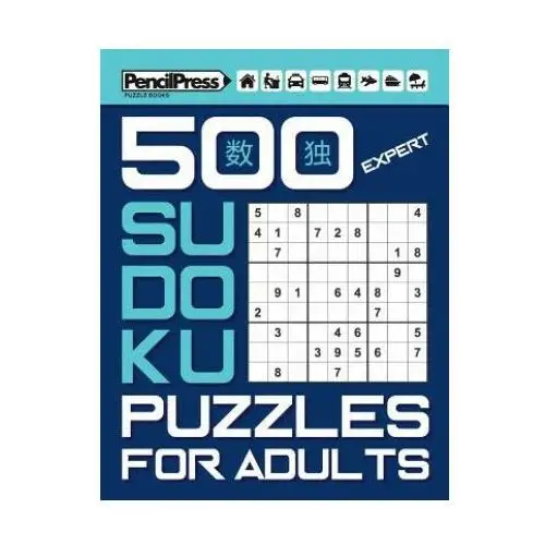 500 Expert Sudoku Puzzles for Adults (with answers)