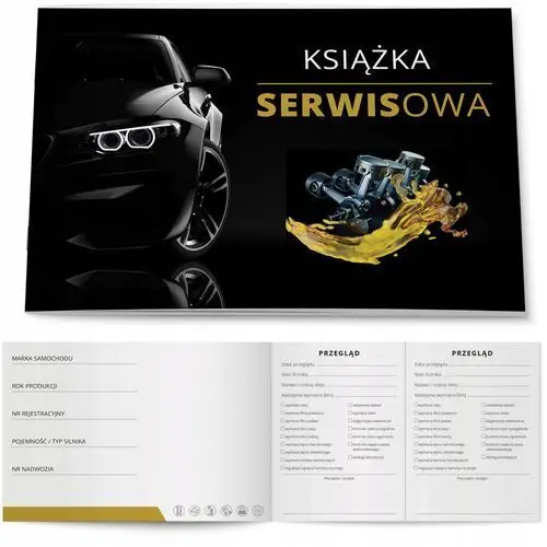 50x Książka Serwisowa napraw Książeczka Przeglądów