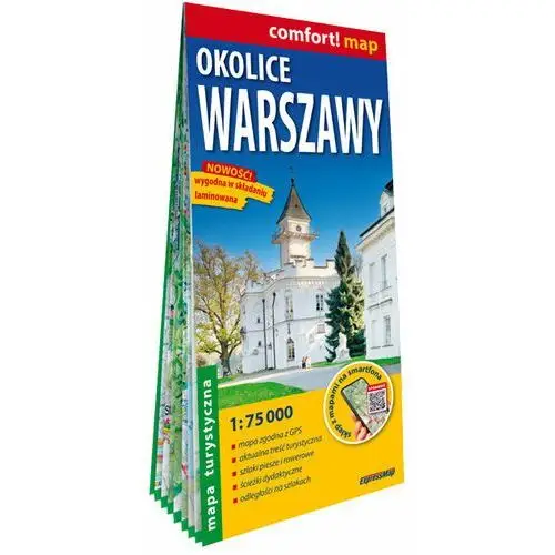 9788383553580 Okolice warszawy. mapa turystyczna 1:75 000