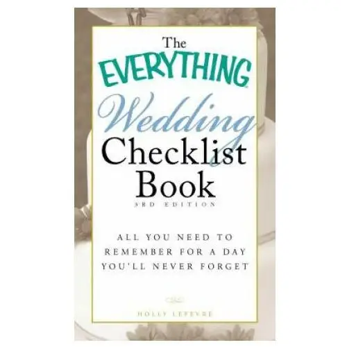 Adams media corporation Everything wedding checklist book