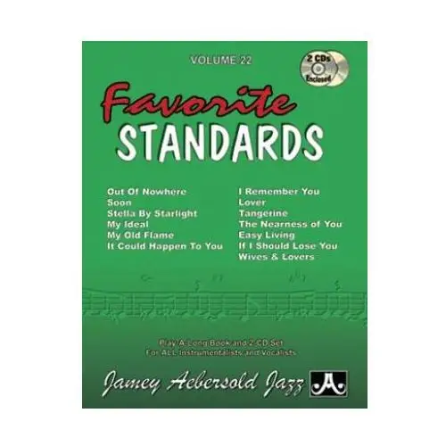 Jamey Aebersold Jazz - Favorite Standards, Vol 22: Book & Online Audio