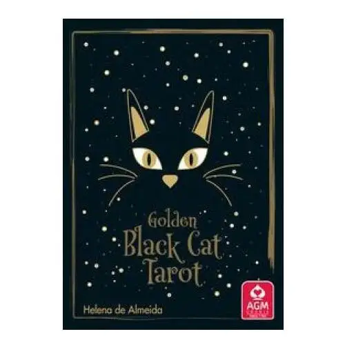 Golden Black Cat Tarot - High quality slip lid box with gold foil