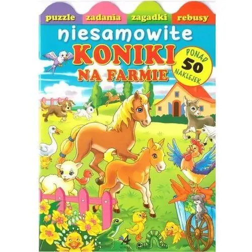 Niesamowite koniki na farmie