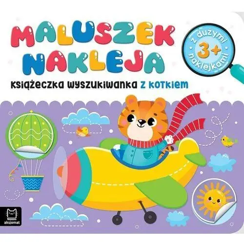 Aksjomat Maluszek nakleja książeczka wyszukiwanka z kotkiem