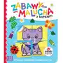 Zabawy malucha z kotkiem. aktywizująca książeczka z naklejkami od 2 lat Aksjomat Sklep on-line