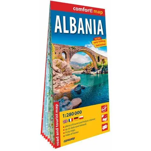 Albania. Mapa samochodowo-turystyczna 1:280 000