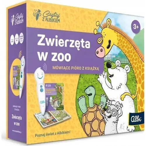 Albi Czytaj z Albikiem Zestaw Zwierzęta w zoo 3+