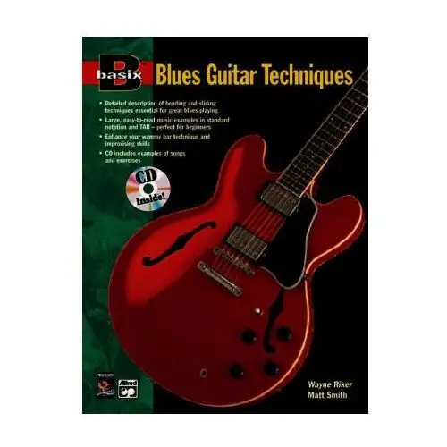Alfred music publishing Basix blues guitar techniques: book & cd