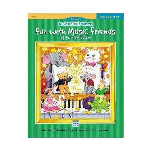 Alfred music publishing Music for little mozarts coloring book, bk 2: fun with music friends at school