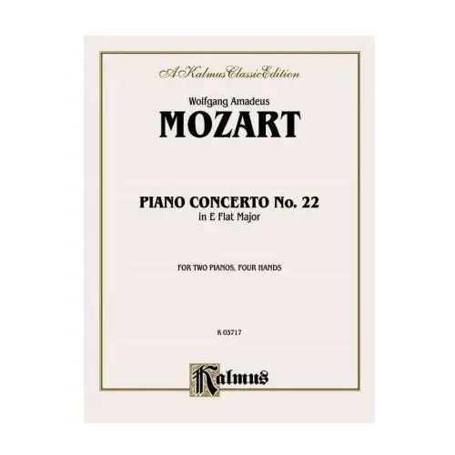 Alfred music publishing Piano concerto no. 22 in e-flat, k. 482