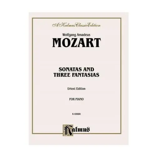 Sonatas and Three Fantasias (Urtext)