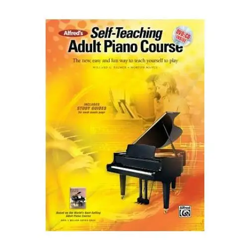 Alfred's Self-Teaching Adult Piano Course (Piano Book & Online Video/Audio)