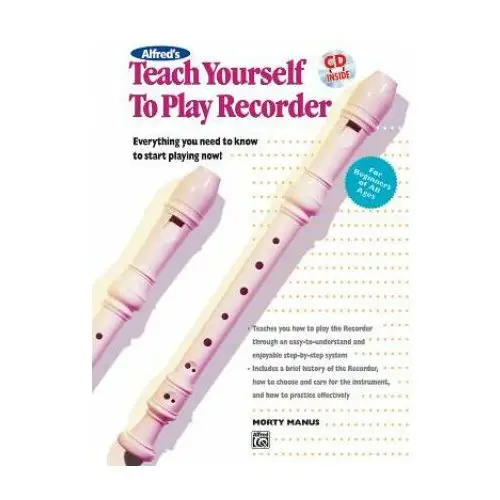 Alfred pub co Alfred's teach yourself to play recorder