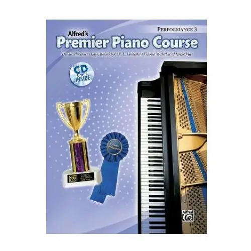 Premier piano course performance, bk 3: book & cd [with cd] Alfred pubn