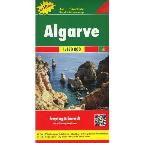Algarve. Mapa 1:150 000