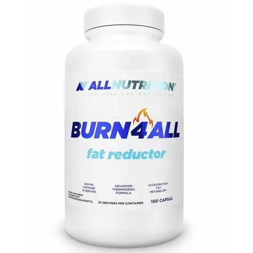 Allnutrition Burn4All Fat Reductor, suplement diety, 100 kapsułek