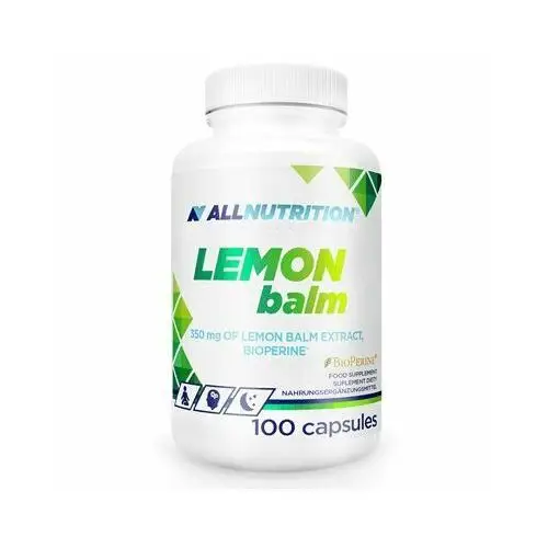 Allnutrition, Lemon Balm, Suplement Diety, 100 Kaps