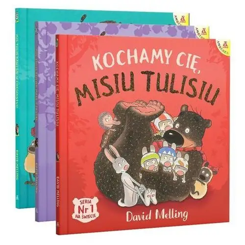 Pakiet Kochamy cię, Misiu Tulisiu / Miś Tuliś kocha małe ptaszki / Miś Tuliś bawi się w chowanego