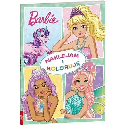 Barbie. naklejam i koloruję Ameet