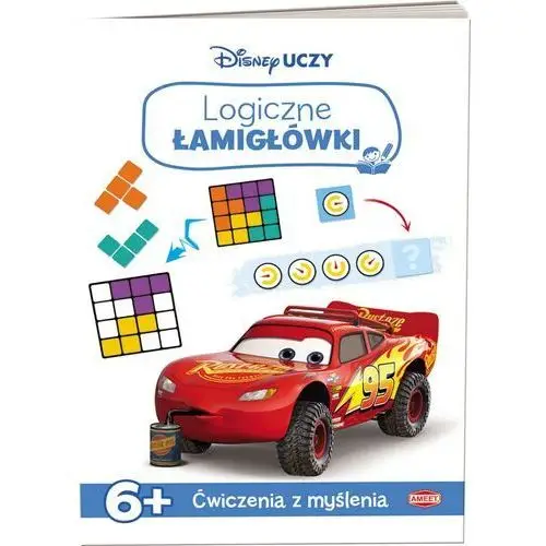 Disney uczy. auta. logiczne łamigłówki Ameet