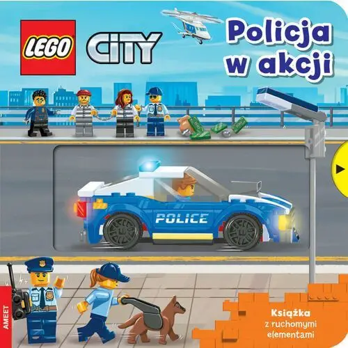 Książka lego city. policja w akcji. książka z ruchomymi elementami pps-6004 Ameet