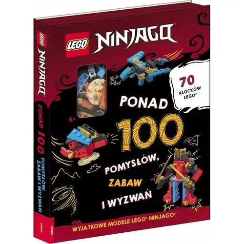 Lego ninjago. ponad 100 pomysłów, zabaw i wyzwań lqb-6701 Ameet
