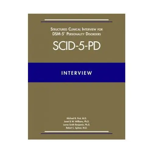 American psychiatric association publishing User's guide for the structured clinical interview for dsm-5 (r) disorders-clinician version (scid-5-cv)