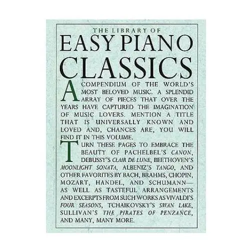 Amsco music Library of easy piano classics