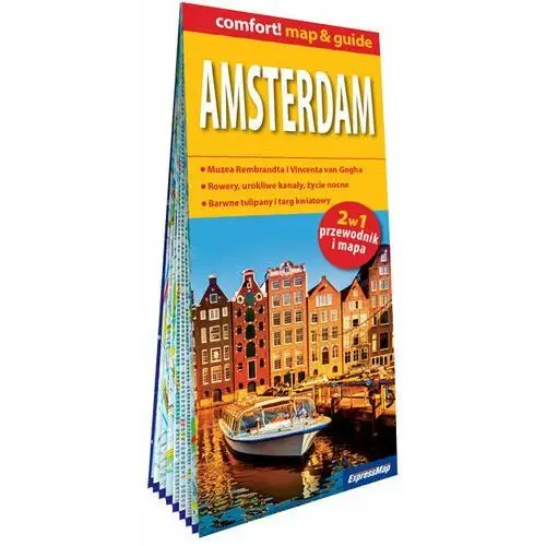 Amsterdam 2w1. Przewodnik i mapa