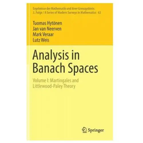 Analysis in banach spaces Springer international publishing ag