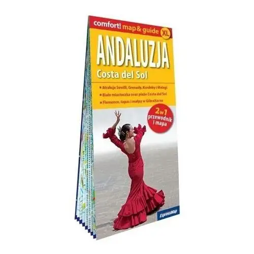 Andaluzja Costa del Sol laminowany map&guide XL 2w1 przewodnik i mapa