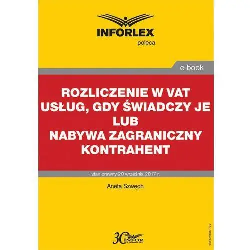 Rozliczenie w vat usług, gdy świadczy je lub nabywa zagraniczny kontrahent