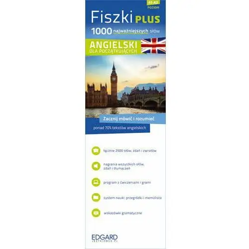 Angielski. Fiszki Plus. 1000 najważniejszych słów