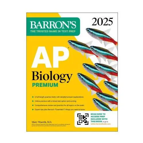 Ap biology premium, 2025: 6 practice tests + comprehensive review + online practice Barrons educational series