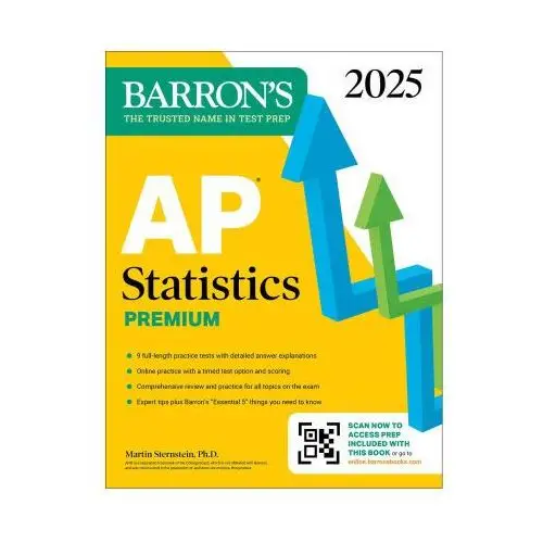 Ap statistics premium, 2025: 9 practice tests + comprehensive review + online practice Barrons educational series