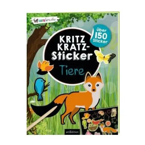 Ars edition gmbh Kritzkratz-sticker tiere