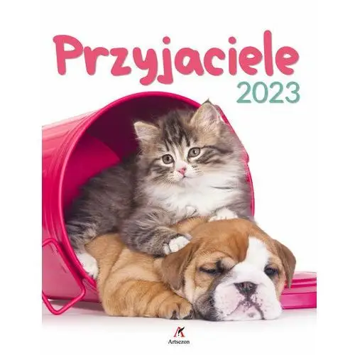 Kalendarz 2023 wieloplanszowy przyjaciele Artsezon