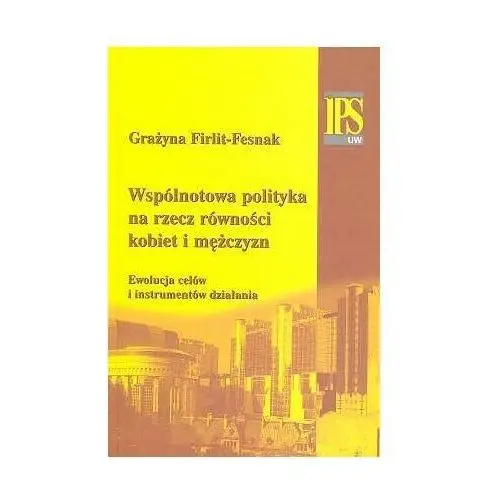 Wspólnotowa polityka na rzecz równości kobiet i mężczyzn