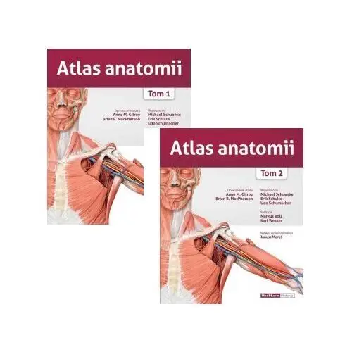 Atlas Anatomii Gilroy Tom 1-2 Polskie Mianownictwo