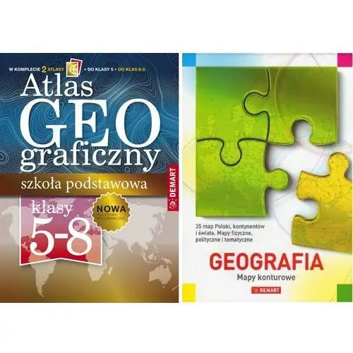 Atlas Geograficzny Klasa 5-8 Mapy Konturowe