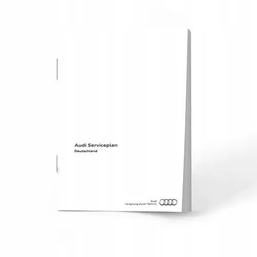 Audi Niemiecka Książka Serwisowa 2010-2021