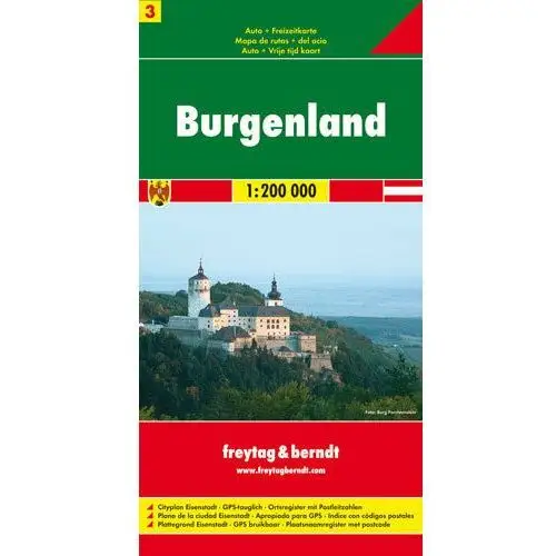 Austria. Część 3. Burgenland. Mapa 1:200 000