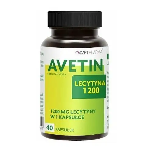 Avetin Lecytyna 1200,40 kapsułek