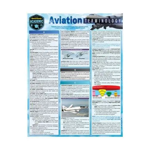 Aviation Terminology: A Quickstudy Laminated Reference Guide