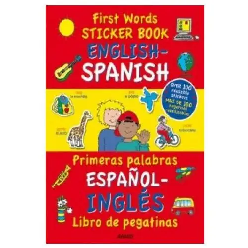 First Words Sticker Books: English/Spanish