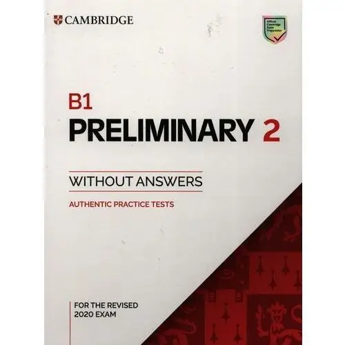 B1 preliminary 2 students book without answers - książka Cambridge university press