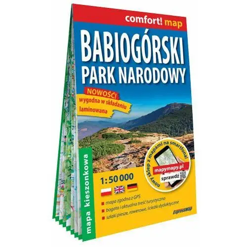 Babiogórski Park Narodowy. Mapa turystyczna 1:50 000