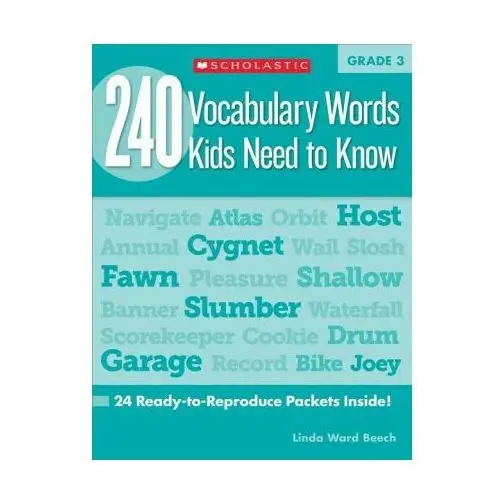 240 Vocabulary Words Kids Need to Know: Grade 3